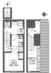 クラソ高円寺南の間取り画像