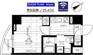 ステージファースト門前仲町の間取り画像