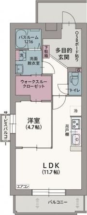 シャン ヴェルジュの間取り画像