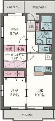 パストラルの間取り画像