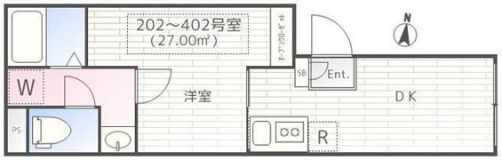 THE PARK EXIA 神楽坂の間取り画像