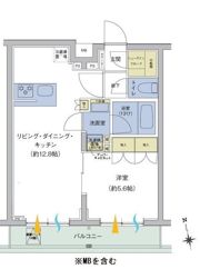 アジールコート品川中延の間取り画像