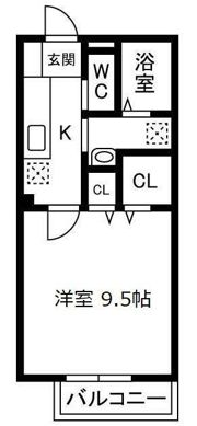 イーストハイコーポ西中原の間取り画像