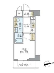 プラッツ旗の台の間取り画像