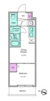 ドゥーエ梅屋敷の間取り画像