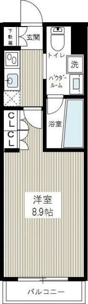AXAS南蒲田AsylCourtの間取り画像