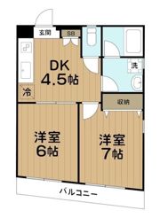 ワンシーバードの間取り画像