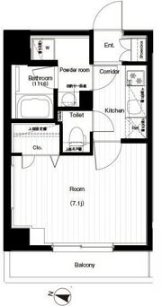 PREMIUM CUBE文京江戸川橋♯moの間取り画像