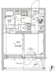 クレイシア新宿ノースの間取り画像