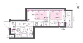 ZOOM西早稲田の間取り画像