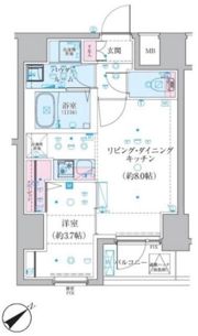 ジェノヴィア椎名町の間取り画像