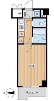 ルーブル蒲田参番館の間取り画像