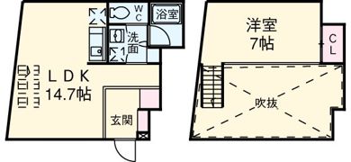 QUARTIER LATIN SANGENCHAYAの間取り画像