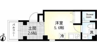 Flat Kの間取り画像