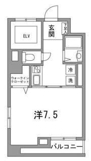 コンフォート築地の間取り画像