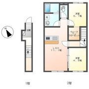 ブルーカームの間取り画像