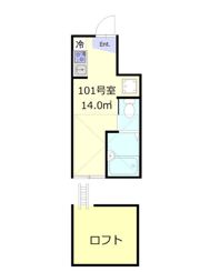 プラチナシティ蒲田の間取り画像