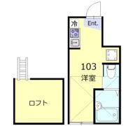 プラチナシティ蒲田の間取り画像