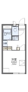 レオパレスヴィクトワールの間取り画像