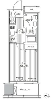 桜ヒルズ九段北の間取り画像