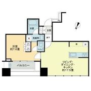 プレミストタワー白金高輪の間取り画像