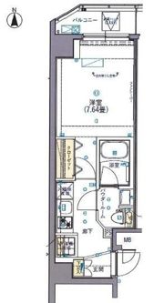 SHOKEN Residence早稲田の間取り画像