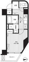 ハラスパジオ下北沢の間取り画像