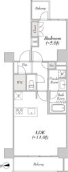 ミリアレジデンス浅草橋の間取り画像
