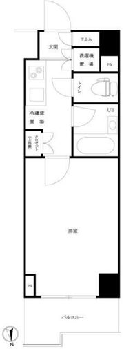 ルーブル西早稲田弐番館の間取り画像