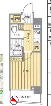 プレミアムキューブ笹塚の間取り画像