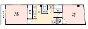吉野ダイヤモンドビルの間取り画像