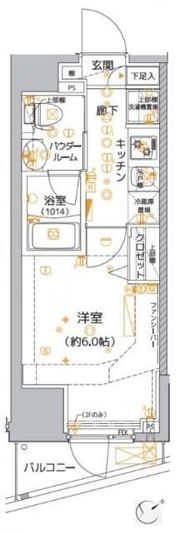 クレイシア品川東大井の間取り画像