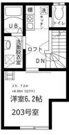 グランレイム神楽坂の間取り画像