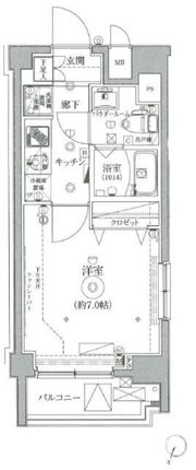 クレイシア戸越公園の間取り画像