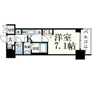 プレサンス桜通ベルノの間取り画像