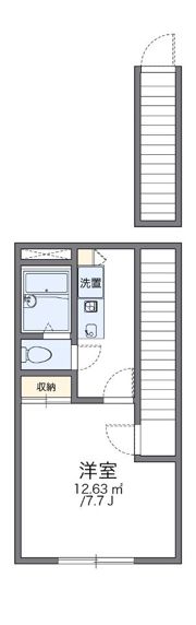 レオパレス鶴間アイリスⅠの間取り画像