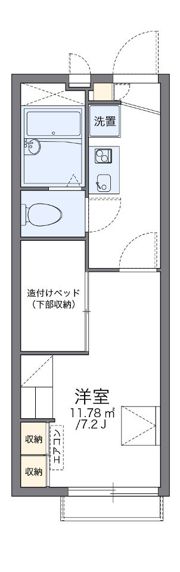 レオパレスプルケリマの間取り画像