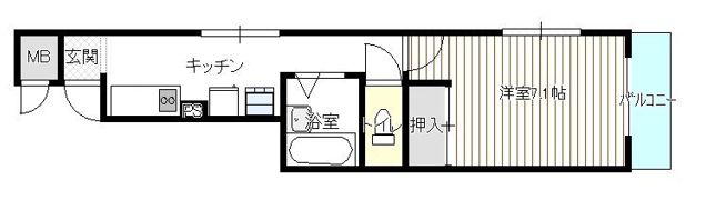 シェルコート金山の間取り画像