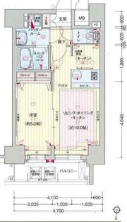プレサンス丸の内レジデンスⅢの間取り画像