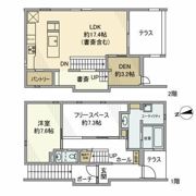 浅草橋戸建の間取り画像