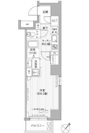 エムズサニーパレス月島の間取り画像