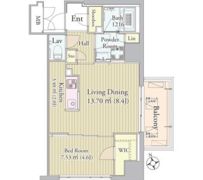 グロリアス西荻窪の間取り画像