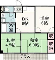 Iハイツの間取り画像
