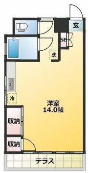 西大久保イレブンの間取り画像