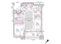 オーパスレジデンス銀座イーストの間取り画像