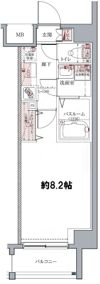 ラグディア麻布十番の間取り画像