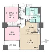 ザ・パークハウス上野浅草通りの間取り画像