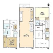 中延3丁目貸家の間取り画像