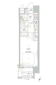 クレイシア芝浦の間取り画像