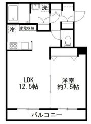 カルディアⅡ西馬込の間取り画像